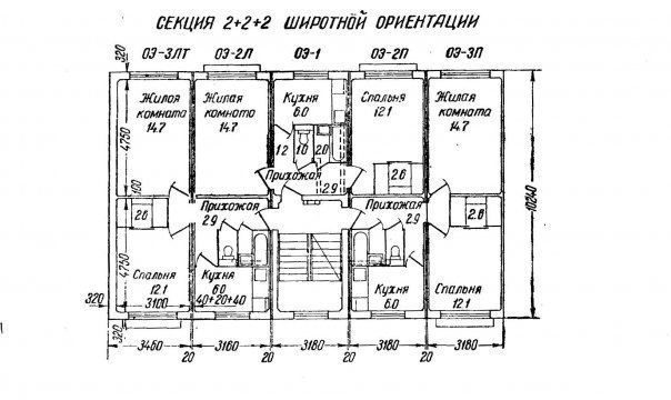 Типовые 5 и этажных кирпичных домов